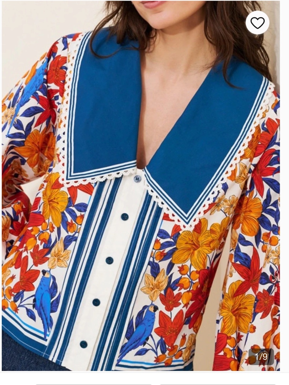 Farm Rio Florisbela buttondown top | Size M